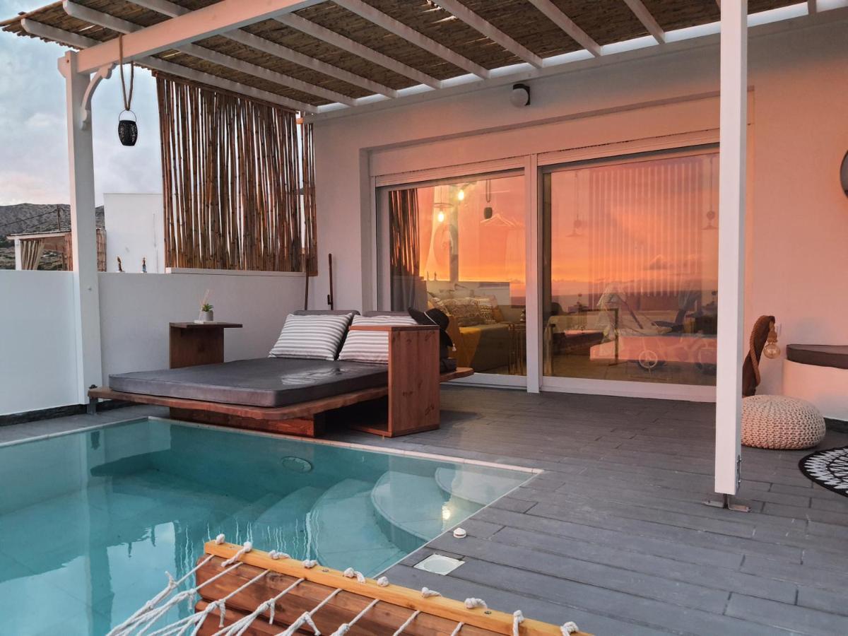 Tramonto Luxury Villa No2 - Breathtaking Sunset View Foinikion Exterior photo