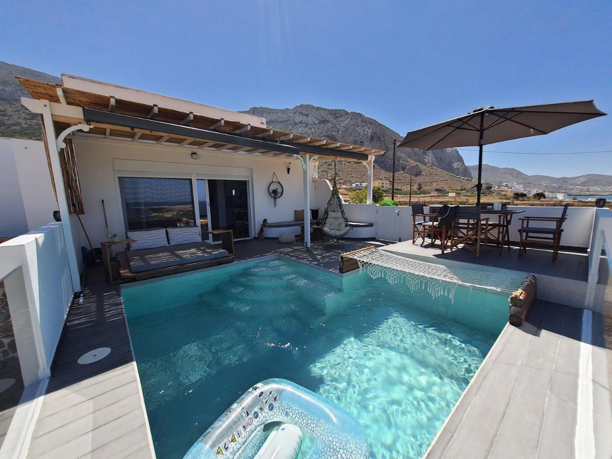 Tramonto Luxury Villa No2 - Breathtaking Sunset View Foinikion Exterior photo